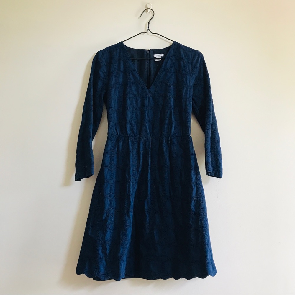 J Crew eyelet dress